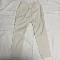 【値下】エヴァム エヴァ evam eva コットン シルク パンツ ホワイト