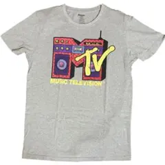 MTV Tシャツ ラジカセ ポップアート グレー M y2kのサムネイル