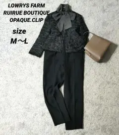 セレモニースーツ　ママスーツ　ビジネス　3点セット　卒業式　入学式　M〜L