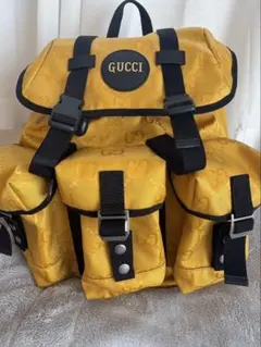 GUCCI GGパターン イエローバックパック