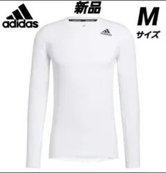adidas　長袖 Tシャツ テックフィット フィッティド 長袖Tシャツ