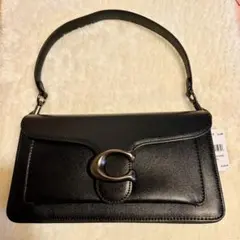 新品未使用 COACH タビー ショルダー バッグ シルバーブラック CH857
