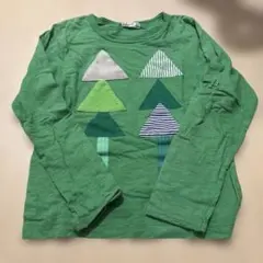 Rag Mart グリーン長袖カットソー 130cm