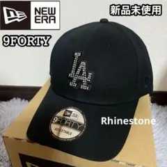 ニューエラ キャップ 9FORTY 帽子 LA ドジャース ラインストーン