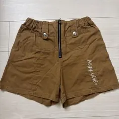 ALGY ショートパンツ ブラウン 160