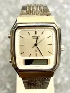 即発送 レア セイコー H449-5000デジアナ腕時計 アンティーク レトロ