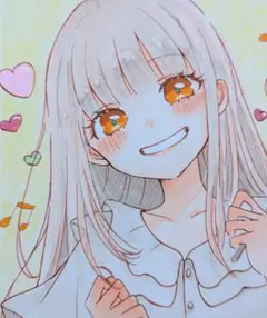 ♡ オリジナル手描きイラスト ゆるギャル宣言♡ アナログイラスト