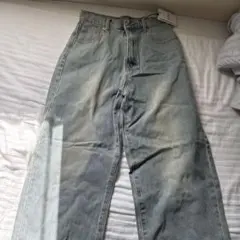GRL ライトブルー ワイドデニムパンツ　M