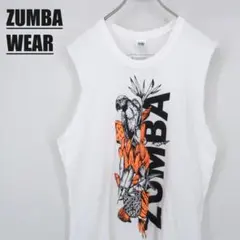ZUMBA WEAR ズンバウェア タンクトップ M/L ホワイト