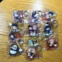 呪術廻戦　ふでマメ　アクリルキーホルダー11種セットおまけ付き