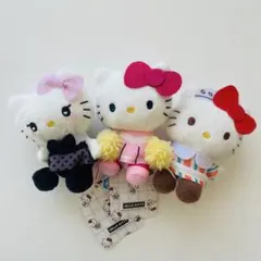 サンリオ　ハローキティ チアリーダー ウェートレス　ぬいぐるみマスコットのサムネイル