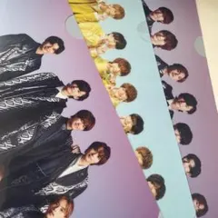 なにわ男子 クリアファイル 3枚セット