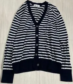 【美品】プラステ PLST カーディガン ニット 長袖 コットン混 2206