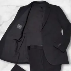 Theory 現行 ジャージー スーツ セットアップ 黒 伸びる 高級