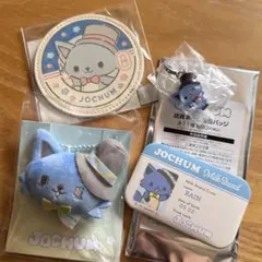 JOCHUM レイン　めじるしアクセサリー　コースター　缶バッジ　キーホルダー