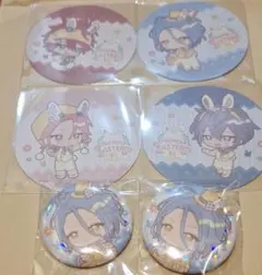 アニカフェ　コースター　缶バッジ　Crazy:B