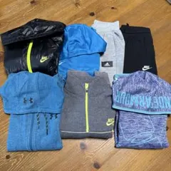 スポーツブランド 子供服 まとめ売り ジャージ パーカー 7点セット