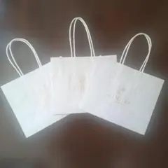 GODIVA ショップ袋 3枚セット ホワイト