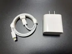 【Apple純正品】20W電源アダプター　Lightningケーブル 2点セット