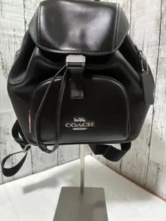 COACH レザー バックパック ブラックのサムネイル