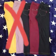 お値下げ中 トリドリー ストレッチパンツ 2枚セット まとめ売り120