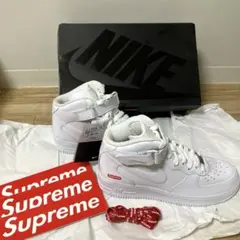 新品未使用　NIKE エアフォース1MID supreme