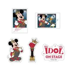 ディズニーHappyくじ ステッカー ミッキー ドナルド