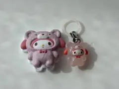 マイメロディ　ラテクマ　めじるしアクセサリー　クリップ