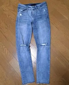 150cm前後の方向け UNIQLO スキニーデニム