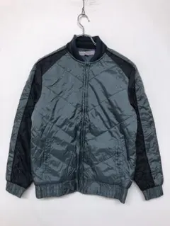 香港ブランド 古着 SAMUEL & KEVIN 配色 ラインリブ ブルゾン