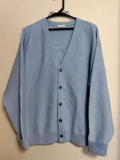 GU ウォッシャブルVネックカーディガン S