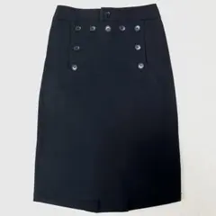 美品✨ジャンポールゴルチエ マリンタイトスカート スカート ブラック ボタンのサムネイル