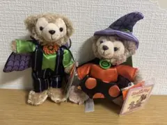 ダッフィー シェリーメイ 2015 ハロウィン ぬいぐるみキーホルダー 香港