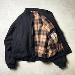 80〜90s Sears vintage ウールボンバージャケット 裏地チェック