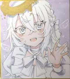 養*士様 天童ケイ ブルーアーカイブ ブルアカ 手描きイラスト ミニ色紙