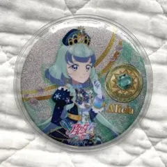 アイカツフレンズ アリシアシャーロット 缶バッジ グリッター缶バッジ　ガラポン アリシア シャーロット 缶バッジ アイカツスターズ！ バースデー
