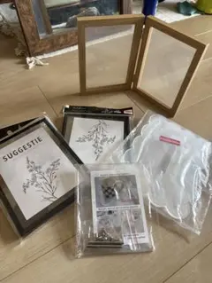 木製フォトフレーム、テーブルナンバーセットウェルカムスペース