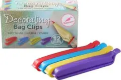 袋止め クリップ 絞り袋 4色 袋止めクリップ 保存袋 キッチン グッズ