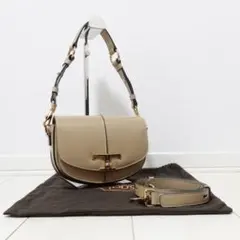 o72【極美品】保存袋付　トッズ　Tタイムレス　レザー　ミニ　2wayショルダー o72【極美品】保存袋付 トッズ Tタイムレス レザー ミニ 2way