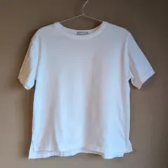 マーガレットハウエル リネンTシャツ ゆったり 白 麻 サイズⅠ us5 