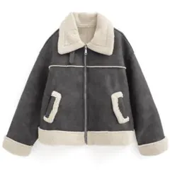 【試着のみ新品】襟2Wayムートンジャケット[gc283]