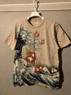 UNIQLO ユニクロ ポケモン 葛飾北斎 コイキング カビゴン Tシャツ L