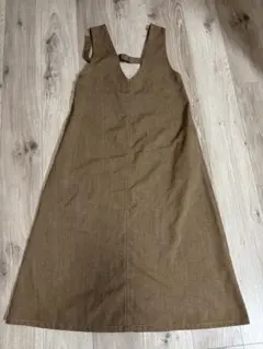 LULALA ノースリーブロングワンピース　ジャンスカ　Mサイズ しまむら