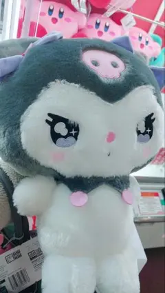 ゆるかわ サンリオキャラクターズ　LLぬいぐるみ　クロミ　リボンVer.　クロミ