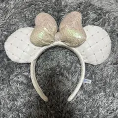 ディズニー カチューシャ キルティングホワイト