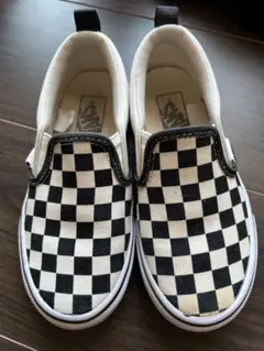 Vans チェッカー柄 スリッポン　18㎝