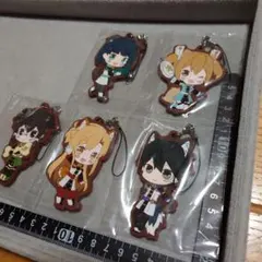 SAO アニメイトポイント交換 ラバーストラップ全種コンプセット
