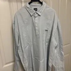 GAP ライトブルー 長袖ポロシャツ