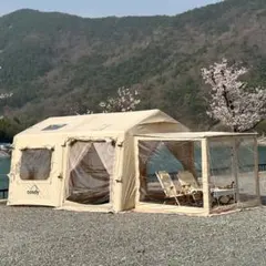 ⭐️新品未使用品⭐️エアテント ベージュ エアテント ベージュ アウトドア キャンプ テント coody