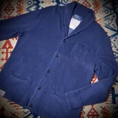【XL】Ralph Lauren ショールカラースウェットカーディガン90s